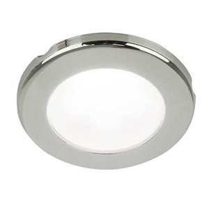 Hella Marine EuroLED 75 3" Round Screw Mount Down Light - White LED - Stainless Steel Rim - 12V - TRAPSKI