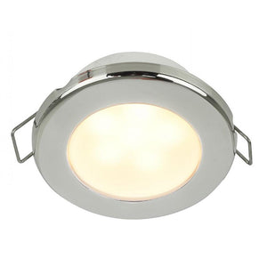 Hella Marine EuroLED 75 3" Round Spring Mount Down Light - Warm White LED - Stainless Steel Rim - 24V - TRAPSKI