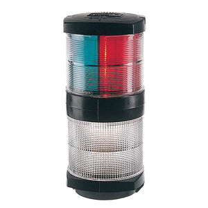 Hella Marine Tri-Color Navigation Light/Anchor Navigation Lamp- Incandescent - 2nm - Black Housing - 12V - TRAPSKI
