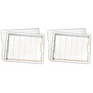Elizabeth Ward Bead Storage Solutions Craft Supplies Organizer Tray (2 Pack)