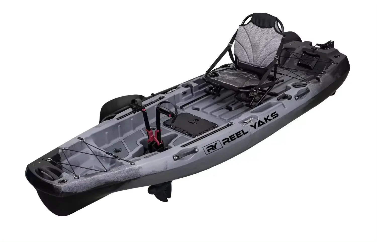Radar 10ft Prop Drive | Modular Fishing Kayak | Reel Yaks Gunmetal / in 8 - 10 weeks / 3 Tier Adjustable Seat Radar 10ft Prop Drive | Modular Fishing Kayak | Reel Yaks Gunmetal / in 8 - 10 weeks / 3 Tier Adjustable Seat
