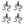 Rubbermaid FastTrack Wall S Hook 2 Handle Tool Storage Organizer Rack (4 Pack)