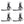 Rubbermaid FastTrack Garage Storage Vertical Hanger Wall Hook Bike Rack (4 Pack)