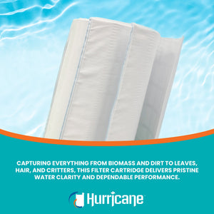 Hurricane HF-DE60-SET 60 Square Feet DE Grid Pool and Spa Filter Replacement