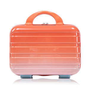 2 Pc PC Spinner Wheel Luggage Set with Lock - Gradient Blue Red