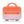 2 Pc PC Spinner Wheel Luggage Set with Lock - Gradient Blue Red