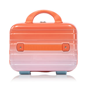 2 Pc PC Spinner Wheel Luggage Set with Lock - Gradient Blue Red