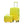 2-Piece Polycarbonate Spinner Wheel Luggage Set with Lock - Green & Yellow