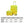 2-Piece Polycarbonate Spinner Wheel Luggage Set with Lock - Green & Yellow