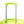 2-Piece Polycarbonate Spinner Wheel Luggage Set with Lock - Green & Yellow