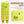 2-Piece Polycarbonate Spinner Wheel Luggage Set with Lock - Green & Yellow
