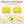 2-Piece Polycarbonate Spinner Wheel Luggage Set with Lock - Green & Yellow