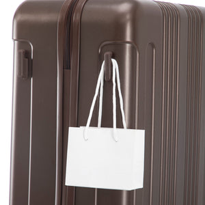 3 Piece ABS Spinner Wheel Luggage Set with Spinner Wheels - Brown