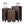3 Piece ABS Spinner Wheel Luggage Set with Spinner Wheels - Brown