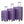 HIFINE Tourist 3-Piece ABS Spinner Wheel Luggage Set