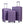 HIFINE Tourist 3-Piece ABS Spinner Wheel Luggage Set
