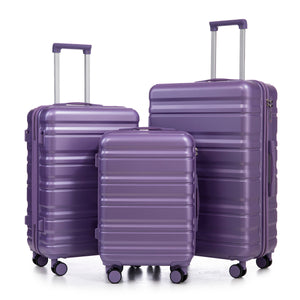 HIFINE Tourist 3-Piece ABS Spinner Wheel Luggage Set