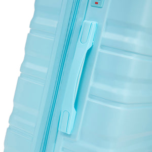 HIFINE Tourist 3-Piece ABS Spinner Wheel Luggage Set (Blue)