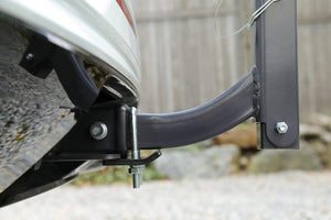 Hitch Mount Stabilizer for 1.25" to 2" Hitch Receivers, Black - TRAPSKI