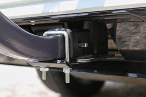 Hitch Mount Stabilizer for 1.25" to 2" Hitch Receivers, Black - TRAPSKI