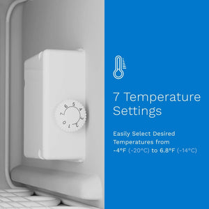 hOmeLabs Compact 3.0 Cubic Ft Single Door Freestanding Locking Mini Freezer - TRAPSKI