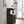 Hodedah Wheeled Microwave Cart with Drawer and Cabinet Storage, Chocolate Grey