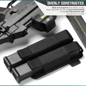 Extended Pistol Mag Holster - Hook Backing