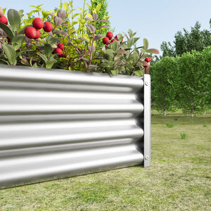 Metal Raised Garden Bed with Galvanized Steel - 4x2x1 ft