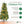 Home Heritage Half Pine 5' Pre-Lit Artificial Christmas Tree, 100 Warm White LED
