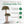 Home Heritage Palm Tree 5' & 3' Pre-Lit Artificial Tropical Double Holiday Tree