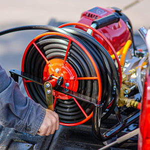 1.6HP Skid Sprayer Barrel Mount Only with Honda GX35 100ft Hose and 500 PSI Pump for Pest Control - TRAPSKI