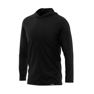 SEATEC MEN'S ACTIVE | BLACK | LS HOODED - TRAPSKI, LLC