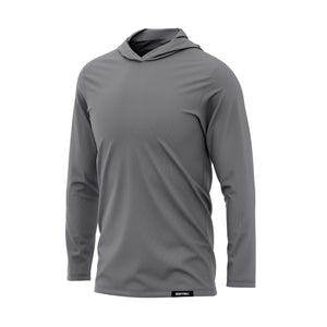 SEATEC MEN'S ACTIVE | SHARKSKIN GRAY | LS HOODED - TRAPSKI, LLC