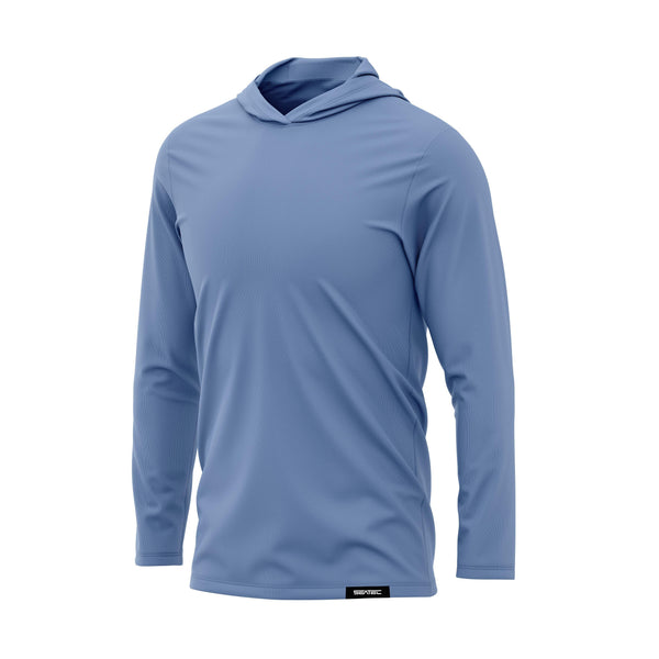 SEATEC MEN'S ACTIVE | SKY BLUE | LS HOODED - TRAPSKI, LLC