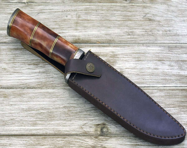 Horizon Bowie Knife with Bone Handle