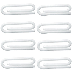 Intex 1.25 Inch Diameter Accessory Pool Pump Replacement Hose 59In Long (8 Pack)