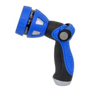 HoseCoil Thumb Lever Nozzle w/Metal Body Nine Pattern Adjustable Spray Head - TRAPSKI