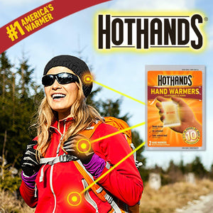 HotHands Hand Warmers - Long Lasting Safe Natural Odorless Air Activated Warmers - Up to 10 Hours of Heat - 10 Pair Pack - TRAPSKI