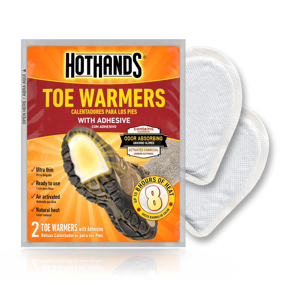 HotHands Toe Warmers - Long Lasting Safe Natural Odorless Air Activated Warmers - Up to 8 Hours of Heat - 40 Pair