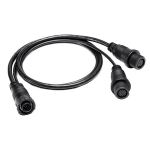 Humminbird 14 M ID SIDB Y - SOLIX/APEX Side Imaging 2D Splitter Cable - TRAPSKI