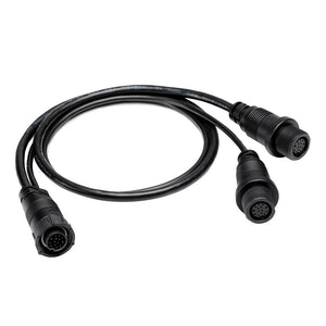 Humminbird 14 M SILR Y - SOLIX/APEX Side Imaging Left-Right Splitter Cable - TRAPSKI