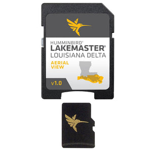 Humminbird LakeMaster Aerial Satellite View - Louisiana Delta - TRAPSKI
