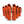 HuntEmUp Large Orange Canvas Dog Training Bumpers – 6-Pack with Throw Ropes