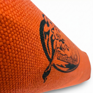 HuntEmUp Large Orange Canvas Dog Training Bumpers – 6-Pack with Throw Ropes