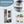 Bathroom Wall Mounted Adjustable Hanging Storage Medicine Cabinet-White