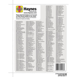 Haynes Manual EAC1111 Car Maintenance Online Auto Repair Manual Access Card