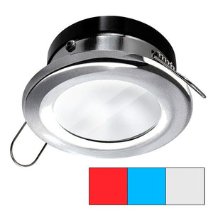 i2Systems Apeiron A1120 Spring Mount Light - Round - Red, Cool White Blue - Brushed Nickel - TRAPSKI