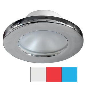 i2Systems Apeiron A3120 Screw Mount Light - Red, Cool White & Blue - Chrome Finish - TRAPSKI