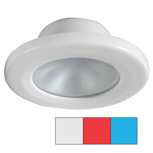 i2Systems Apeiron A3120 Screw Mount Light - Red, Cool White & Blue - White Finish - TRAPSKI