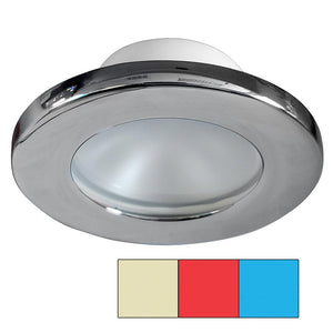 i2Systems Apeiron A3120 Screw Mount Light - Red, Warm White Blue - Chrome Finish - TRAPSKI